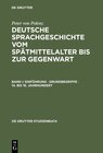 Buchcover Peter von Polenz: Deutsche Sprachgeschichte vom Spätmittelalter bis zur Gegenwart / Einführung · Grundbegriffe · 14. bis