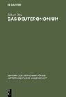 Buchcover Das Deuteronomium