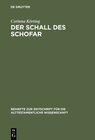 Buchcover Der Schall des Schofar