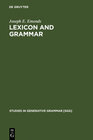 Buchcover Lexicon and Grammar