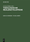 Buchcover Theologische Realenzyklopädie / Spurgeon - Taylor, Jeremy