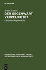 Buchcover Der Gegenwart verpflichtet