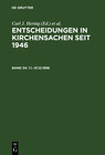 Buchcover Entscheidungen in Kirchensachen seit 1946 / 1.1.–31.12.1996