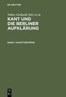 Buchcover Kant und die Berliner Aufklärung