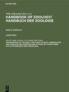 Buchcover Handbook of Zoology / Handbuch der Zoologie. Mammalia. Chiroptera / Volume 2: The Flight of Bats. Morphologie und Funkti