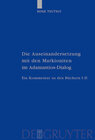 Buchcover Die Auseinandersetzung mit den Markioniten im Adamantios-Dialog