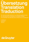 Buchcover Übersetzung - Translation - Traduction / Übersetzung - Translation - Traduction. 3. Teilband