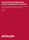 Buchcover Romanische Sprachgeschichte / Histoire linguistique de la Romania / Romanische Sprachgeschichte / Histoire linguistique 