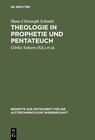 Buchcover Theologie in Prophetie und Pentateuch