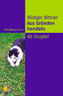 Buchcover Aus Gründen handeln