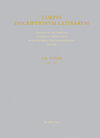 Buchcover Corpus inscriptionum Latinarum. Miliaria Imperii Romani. Illyricum... / Miliaria provinciae Dalmatiae