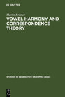 Buchcover Vowel Harmony and Correspondence Theory