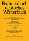 Buchcover Frühneuhochdeutsches Wörterbuch / d - deube
