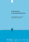 Buchcover Explorations in Nominal Inflection