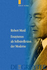 Buchcover Robert Musil - Essayismus als Selbstreflexion der Moderne