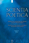Buchcover Scientia Poetica / 2006