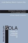 Buchcover Development of Nominal Inflection in First Language Acquisition