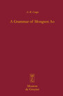 Buchcover A Grammar of Mongsen Ao