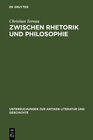 Buchcover Zwischen Rhetorik und Philosophie