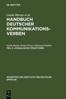 Buchcover Handbuch deutscher Kommunikationsverben / Lexikalische Strukturen