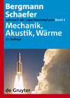 Buchcover Ludwig Bergmann; Clemens Schaefer: Lehrbuch der Experimentalphysik / Mechanik, Akustik, Wärme