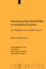 Buchcover Deutschsprachige Handschriften in slowakischen Archiven