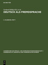 Buchcover Deutsch als Fremdsprache. 2. Halbband