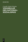 Buchcover Vokabular des Nationalsozialismus