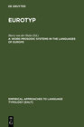 Buchcover Word Prosodic Systems in the Languages of Europe