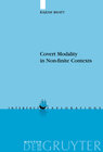 Buchcover Covert Modality in Non-finite Contexts