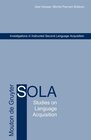 Buchcover Investigations in Instructed Second Language Acquisition