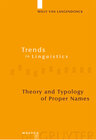 Buchcover Theory and Typology of Proper Names