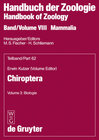 Buchcover Handbook of Zoology / Handbuch der Zoologie. Mammalia. Chiroptera / Volume 3: Biologie