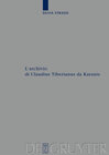 Buchcover L’archivio di Claudius Tiberianus da Karanis