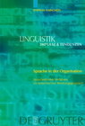 Buchcover Sprache in der Organisation