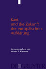 Buchcover Kant und die Zukunft der europäischen Aufklärung