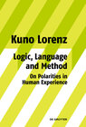 Buchcover Logic, Language and Method - On Polarities in Human Experience