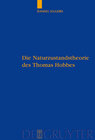 Buchcover Die Naturzustandstheorie des Thomas Hobbes