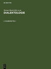 Buchcover Dialektologie. 2. Halbband