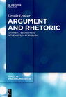 Buchcover Argument and Rhetoric