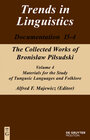 Buchcover Materials for the Study of Tungusic Languages and Folklore