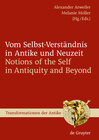 Buchcover Vom Selbst-Verständnis in Antike und Neuzeit / Notions of the Self in Antiquity and Beyond