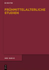 Buchcover Frühmittelalterliche Studien / 2009
