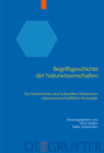 Buchcover Begriffsgeschichte der Naturwissenschaften