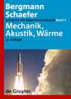 Buchcover Ludwig Bergmann; Clemens Schaefer: Lehrbuch der Experimentalphysik / Mechanik, Akustik, Wärme