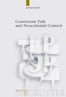 Buchcover Courtroom Talk and Neocolonial Control