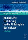 Buchcover Analytische Einführung in die Philosophie des Geistes