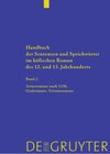 Buchcover Handbuch der Sentenzen und Sprichwörter im höfischen Roman des 12. und 13. Jahrhunderts / Artusromane nach 1230, Gralrom