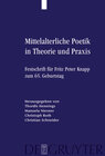 Buchcover Mittelalterliche Poetik in Theorie und Praxis