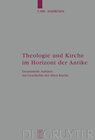 Buchcover Theologie und Kirche im Horizont der Antike
